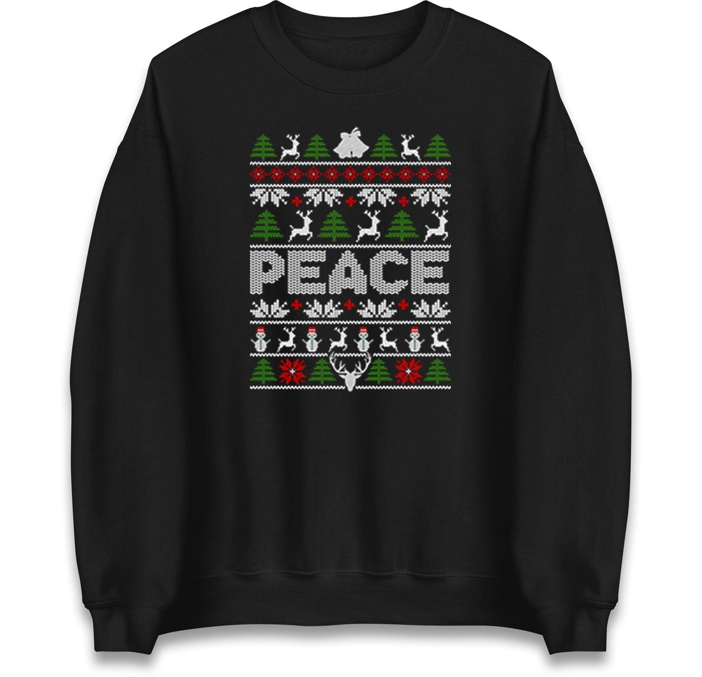 Couples Matching His & Hers Christmas Jumper, Xmas Funny I Come In Peace, Peace Hoodie, Adult Humour Christmas T Shirt