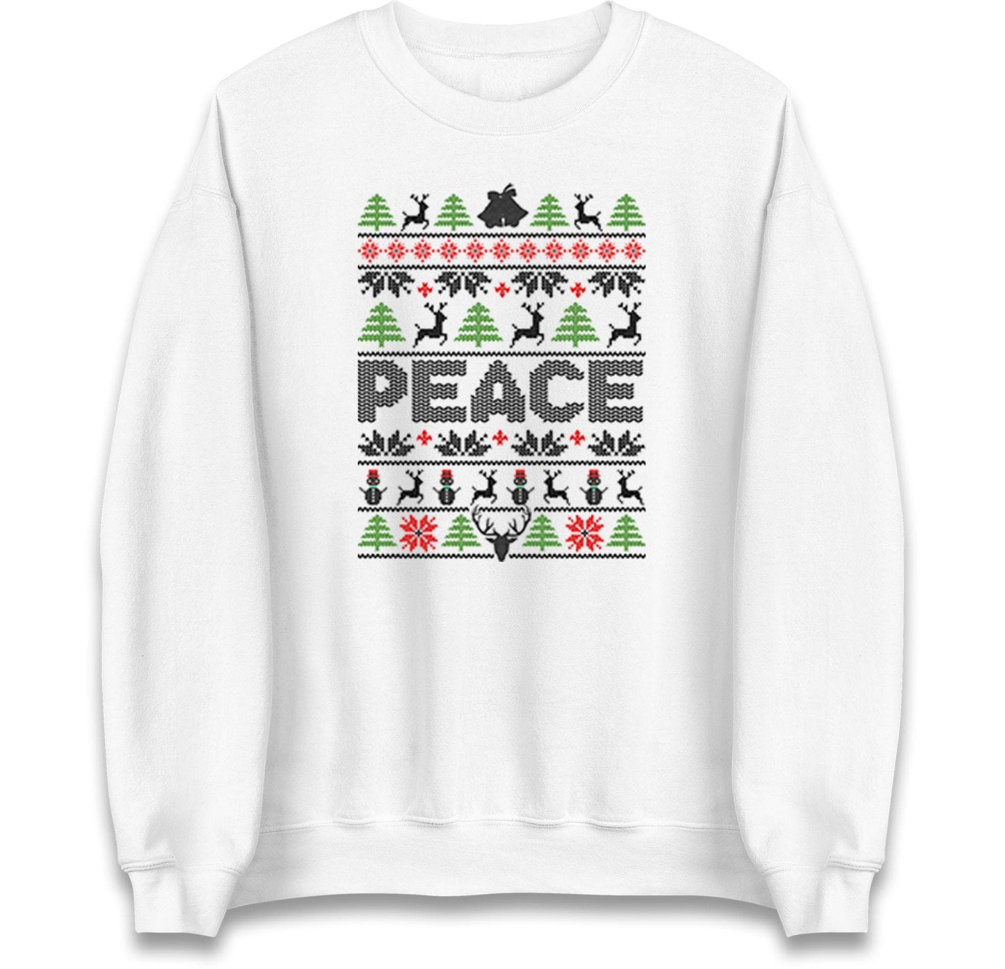 Couples Matching His & Hers Christmas Jumper, Xmas Funny I Come In Peace, Peace Hoodie, Adult Humour Christmas T Shirt