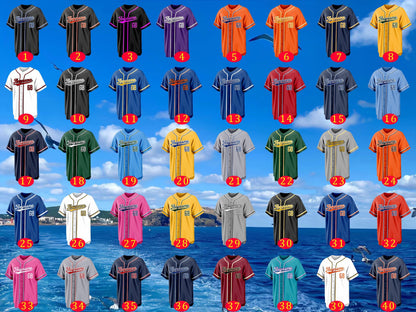 Custom Baseball Jerseys,Personalized Embroidery or Print Team Name, Number, Logo Baseball Sport Uniform for Men,Women,Baseball Fans Gift