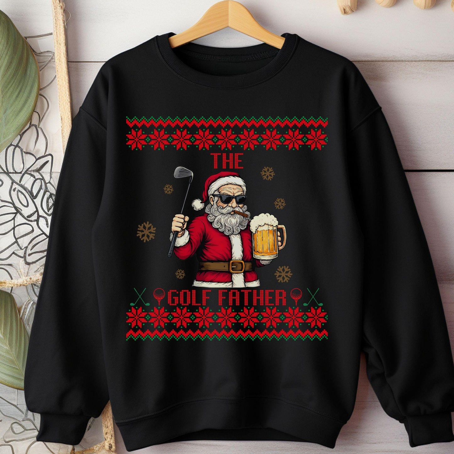 Best Golf Gifts for Men Santa Claus Golfing Gift for Golfer Dad Golf Ugly Secret Santa Gift Ideas Ugly Party