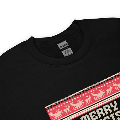 Merry Crisis and Whiskey Christmas Jumper | Funny Xmas | Ugly Holiday Knitwear | Drinking Party Top | Secret Santa Gift