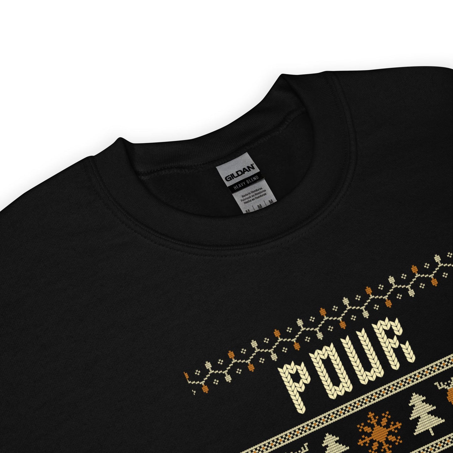 Pour Some Cheer Funny Christmas Jumper | Festive Drinking Ugly | Xmas Party Knitwear | Secret Santa Boozy Novelty Gift