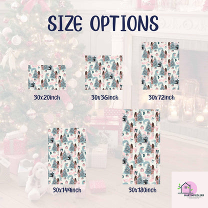 Vintage Pastel Christmas Wrapping Paper: Retro Ornament Design