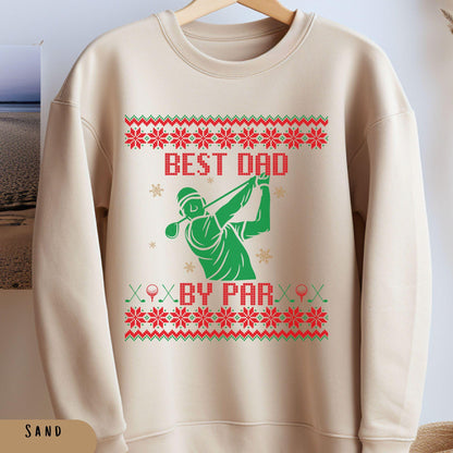 Best Dad Ever Best Golf Gifts for Men Gift for Golfer Dad Golf Ugly Sweater Secret Santa Gift Ideas Ugly Sweater Party Golf Lover Gift