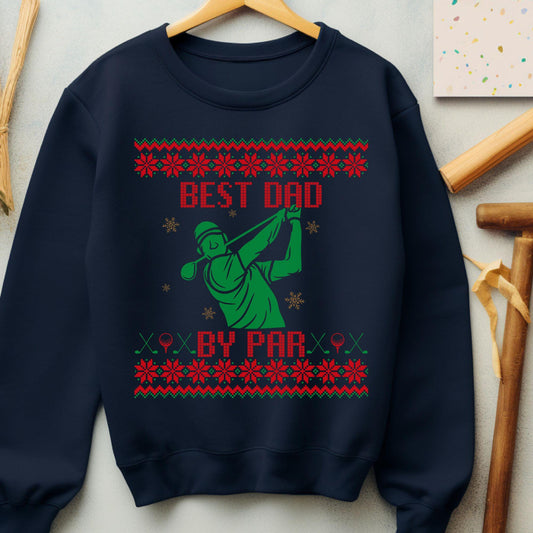 Best Dad Ever Best Golf Gifts for Men Gift for Golfer Dad Golf Ugly Sweater Secret Santa Gift Ideas Ugly Sweater Party Golf Lover Gift