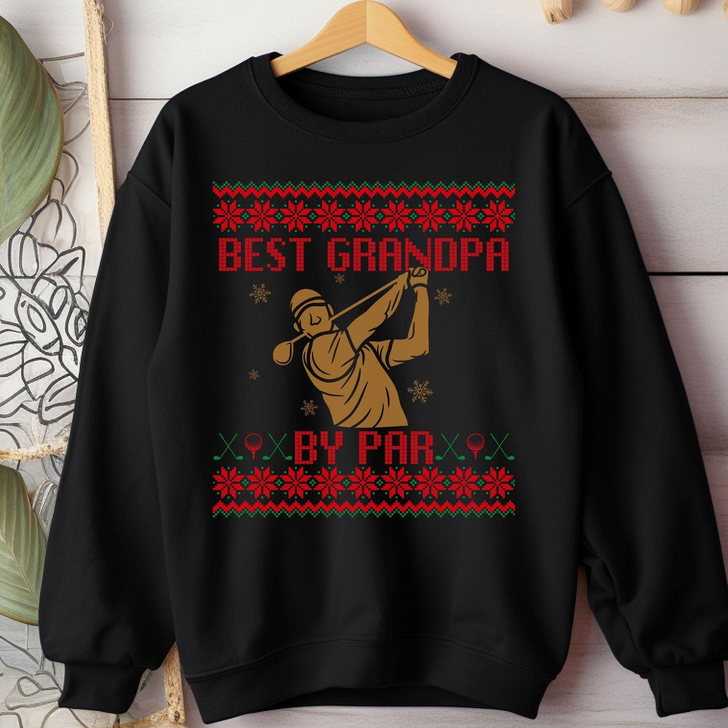 Best Grandpa by Par Golf Gifts for Men Gift for Golfer Dad Golf Ugly Secret Santa Gift Ideas Ugly Party Golf Lover Gift
