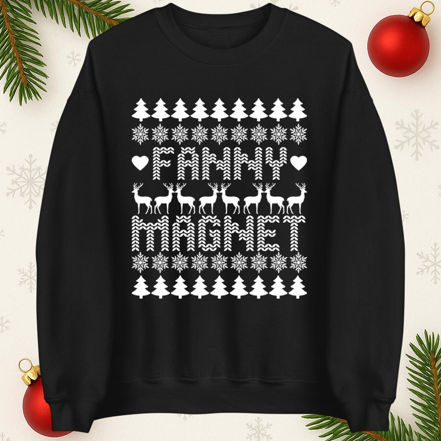 Fa**y magnet Christmas Jumper, Offensive Xmas Funny Christmas Jumper, Xmas Rude Adults Humorous Hoodie, Christmas T Shirt