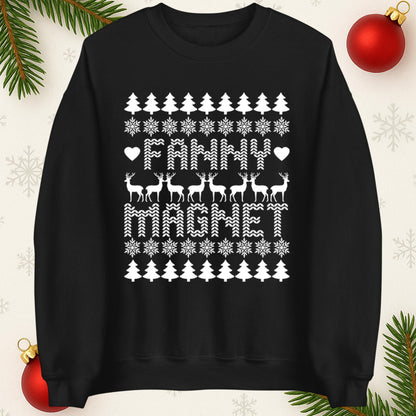 Fa**y magnet Christmas Jumper, Offensive Xmas Funny Christmas Jumper, Xmas Rude Adults Humorous Hoodie, Christmas T Shirt