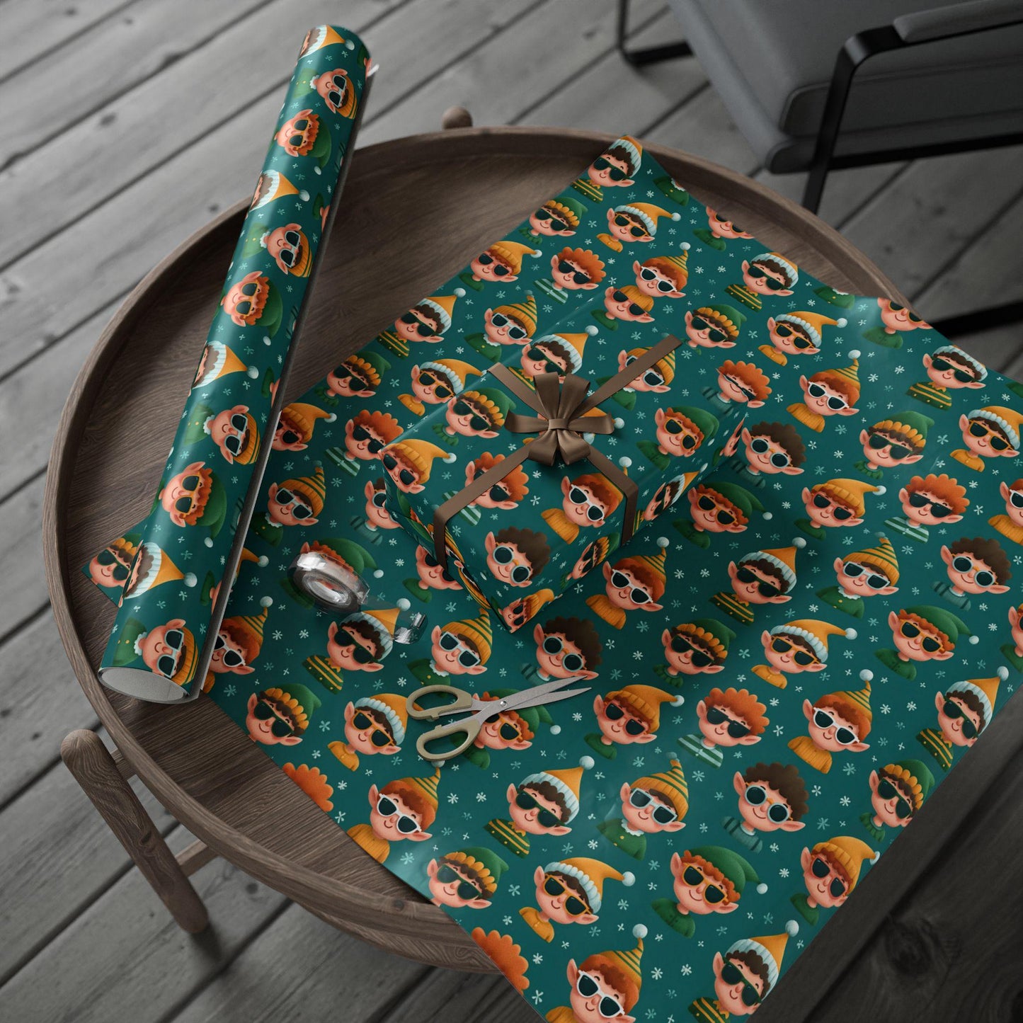 Cool Elves Wrapping Paper: Funny Christmas Wrapping Paper, Birthdays, Parties, Gift Wrap, and Celebrations, Unique Christmas Gift Giving