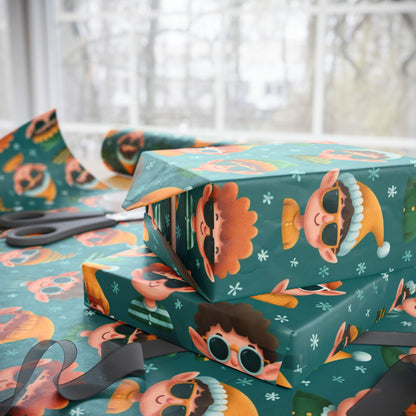 Cool Elves Wrapping Paper: Funny Christmas Wrapping Paper, Birthdays, Parties, Gift Wrap, and Celebrations, Unique Christmas Gift Giving