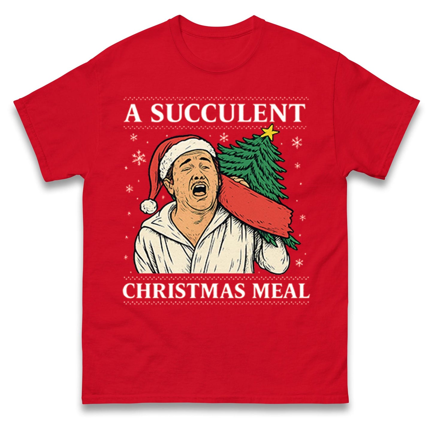 A Succulent Christmas Meal Funny Ugly Christmas Jumper, Xmas Funny , Democracy Menifest Xmas Hoodie