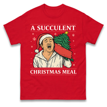 A Succulent Christmas Meal Funny Ugly Christmas Jumper, Xmas Funny , Democracy Menifest Xmas Hoodie