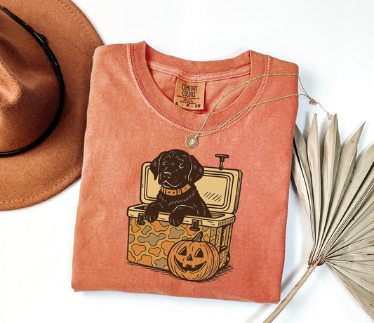 Comfort Colors® Black Labrador Halloween Shirt, Ghost Dogs Shirt, Halloween Dog, Halloween Shirts, Fall Shirt, Spooky Season, Dog Lover Gift
