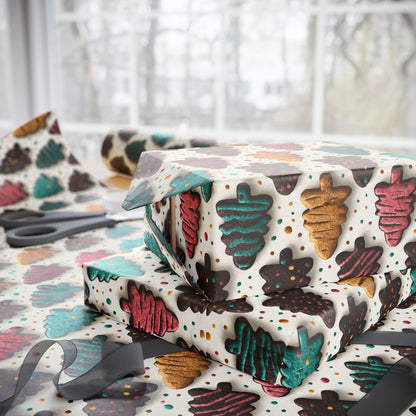 Colorful Christmas Cookie Wrapping Paper: Perfect of Cookie Lovers, Parties, Celebrations, Gift Wrapping Paper and Unique X-mas paper