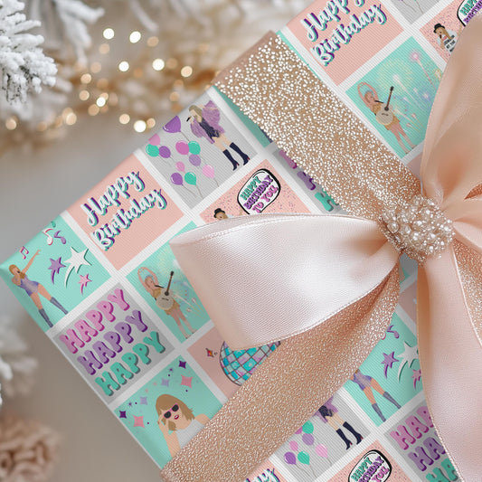 Taylor Birthday Gift Wrap: Bday Gift Idea, Swift Shipping