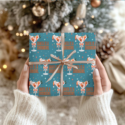 Showgirl Gift Wrapping Papers - Christmas Gift Wrap - Xmas Showgirl Holiday Gift, Tswift Gift Idea