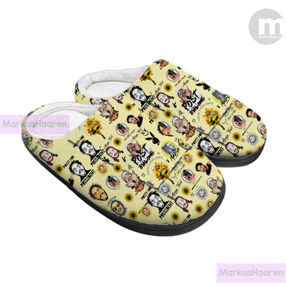 Personalized Name Rapper Post Malone 3D All Over Print Slipper, Custom Rubber Slipper, Winter Slipper, Cotton Slipper, Christmas Slippers