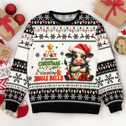 Ugly Christmas Sweater – Funny Grumpy Cats Designs, Sarcastic Grumpy Animals Holiday Sweatshirt for Men & Women, Christmas Party Outfit
