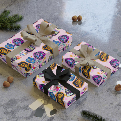 Kpop Huntrix Gift Wrap: Colorful Artsy Wrapping Paper Roll