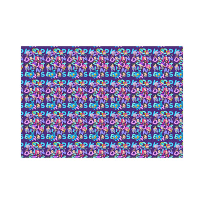 KPOP Demon Hunters Christmas Wrapping Paper | Huntrix and Saja Boys | Vibrant Gift Wrap Paper, Fun Present Wrapping Paper for Birthdays