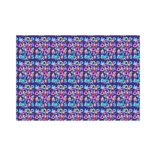 KPOP Demon Hunters Christmas Wrapping Paper | Huntrix and Saja Boys | Vibrant Gift Wrap Paper, Fun Present Wrapping Paper for Birthdays