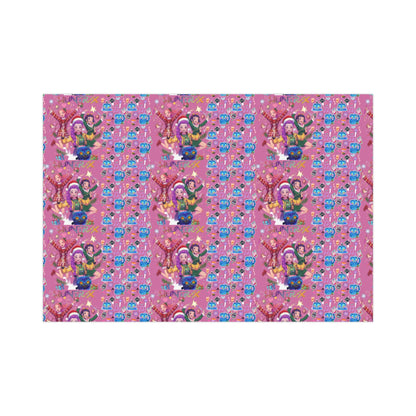 KPOP Demon Hunter Wrapping Paper, Holiday Gift Wrap for Huntrix Fans, Saja Boys Christmas Wrapping, DERPY TIGER Design, Wrapping Paper Rolls