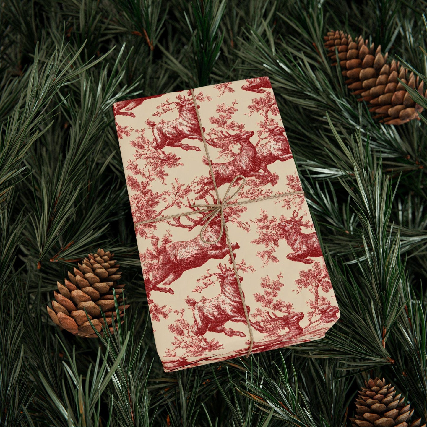 Vintage Christmas Toile Gift Wrap Holiday Gift Wrapping Paper Roll Christmas Gift Wrap Xmas Christmas Vintage Victorian Roll Gift Wrap Paper