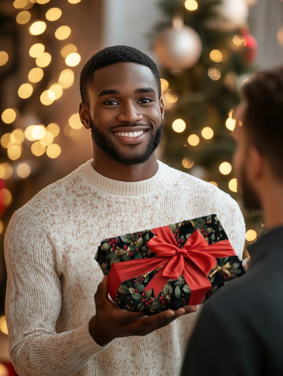 Christmas Holly Wrapping Paper - Traditional Holiday Gift Wrap, Modern Christmas Wrapping, Festive Present Wrapping, Unique Gift Giving