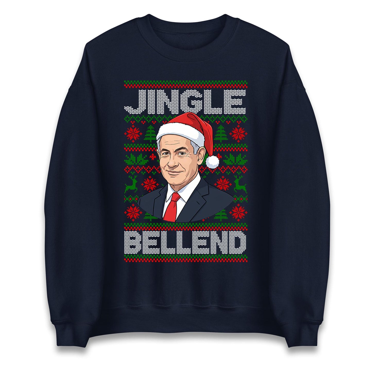 Netanyahu Christmas Jumper, Ugly rude Xmas Sweatshirt, Funny Christmas jumper, Xmas Rude Hoodie, Christmas Festive T Shirt