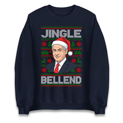 Netanyahu Christmas Jumper, Ugly rude Xmas Sweatshirt, Funny Christmas jumper, Xmas Rude Hoodie, Christmas Festive T Shirt