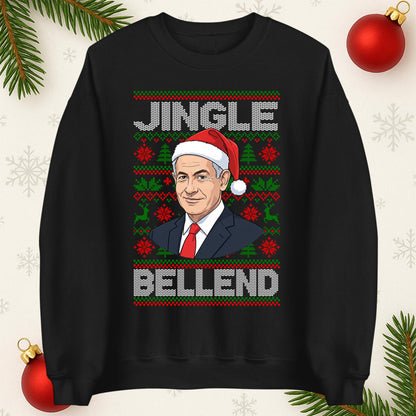 Netanyahu Christmas Jumper, Ugly rude Xmas Sweatshirt, Funny Christmas jumper, Xmas Rude Hoodie, Christmas Festive T Shirt