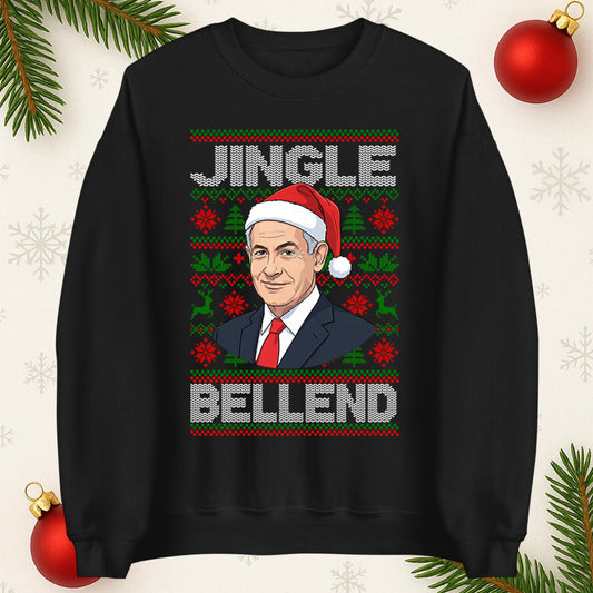 Netanyahu Christmas Jumper, Ugly rude Xmas Sweatshirt, Funny Christmas jumper, Xmas Rude Hoodie, Christmas Festive T Shirt