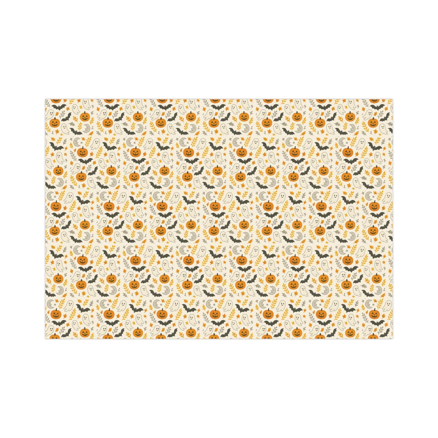 Gift Wrap Papers, Halloween Gift Wrap, Festive Wrapping Paper, Spooky Present Wrap, Cute Halloween Pattern, Gift Packaging