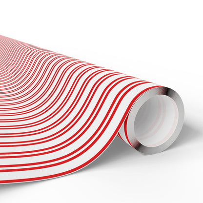 Ticking Stripe Papers, Christmas gift wrapping paper, holiday gift wrap, Xmas wrapping sheets, gift paper