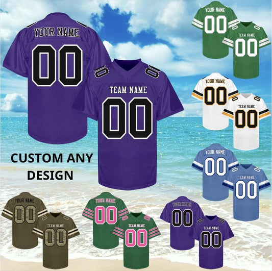All Stitched Jersey, Custom Football Jersey, Stitched Name Number, embroidered jersey, Personalize Fans jersey, Stitched Jersey,Gift for Men