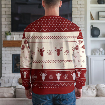 Funny Shitter’s Full Ugly Christmas Sweater, Holiday RV Movie Quote Ugly Xmas Sweatshirt for Men Women, Winter Party Gift Top