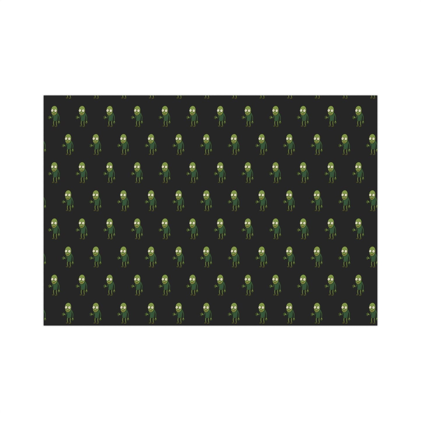 Wrapping Paper, Salad Fingers Rusty Spoons Character Design, Funny Gift Wrap for Holidays, Birthdays, Halloween - Alternative: Gift Paper