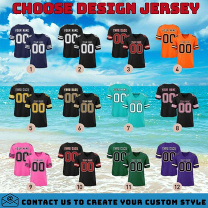 All Stitched Jersey, Custom Football Jersey, Stitched Name Number, embroidered jersey, Personalize Fans jersey, Stitched Jersey,Gift for Men