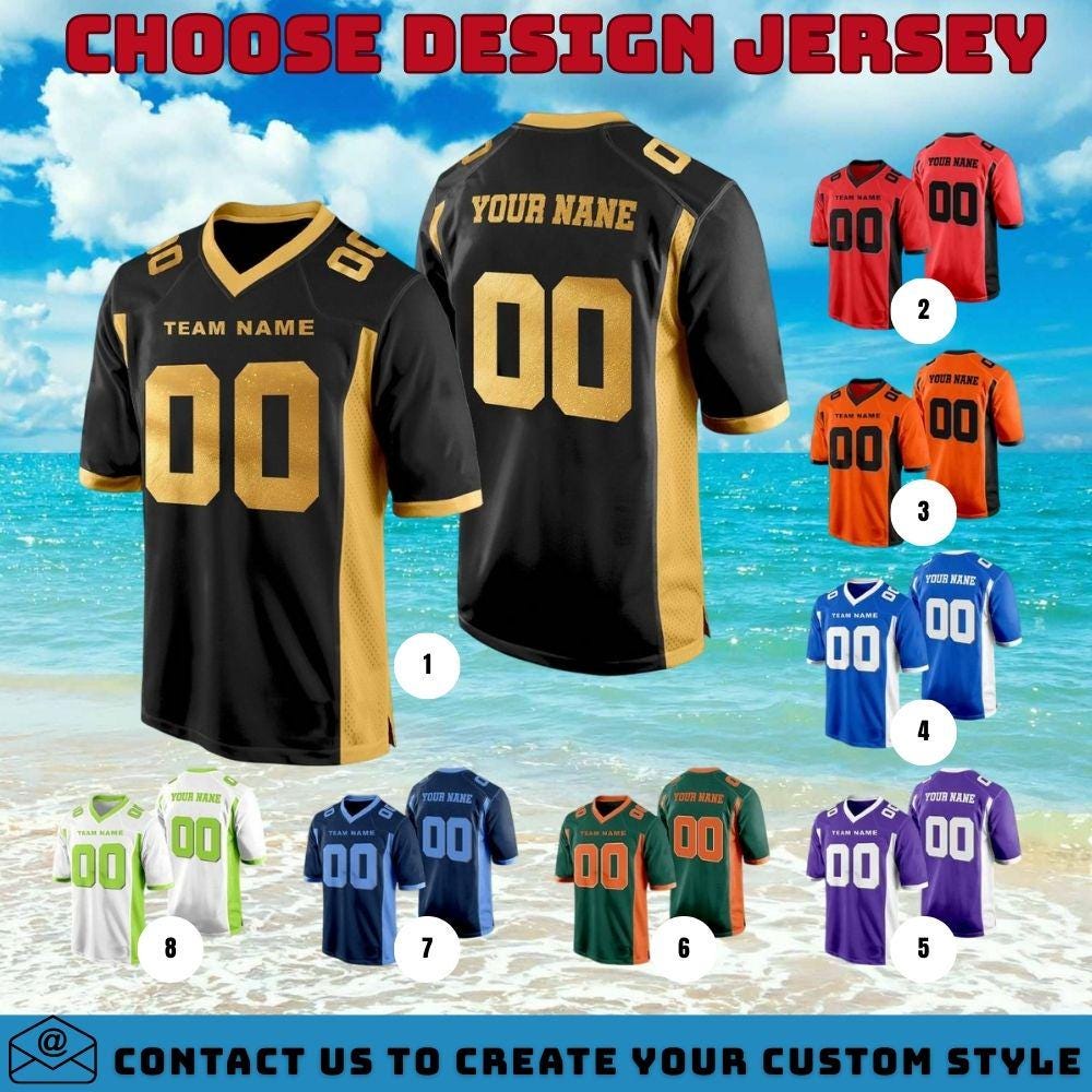 All Stitched Jersey, Custom Football Jersey, Stitched Name Number, embroidered jersey, Personalize Fans jersey, Stitched Jersey,Gift for Men