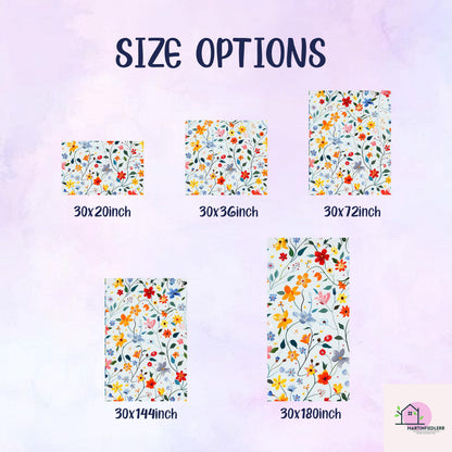 Blooming Garden Wrapping Paper: Modern Botanical Art, Compostable