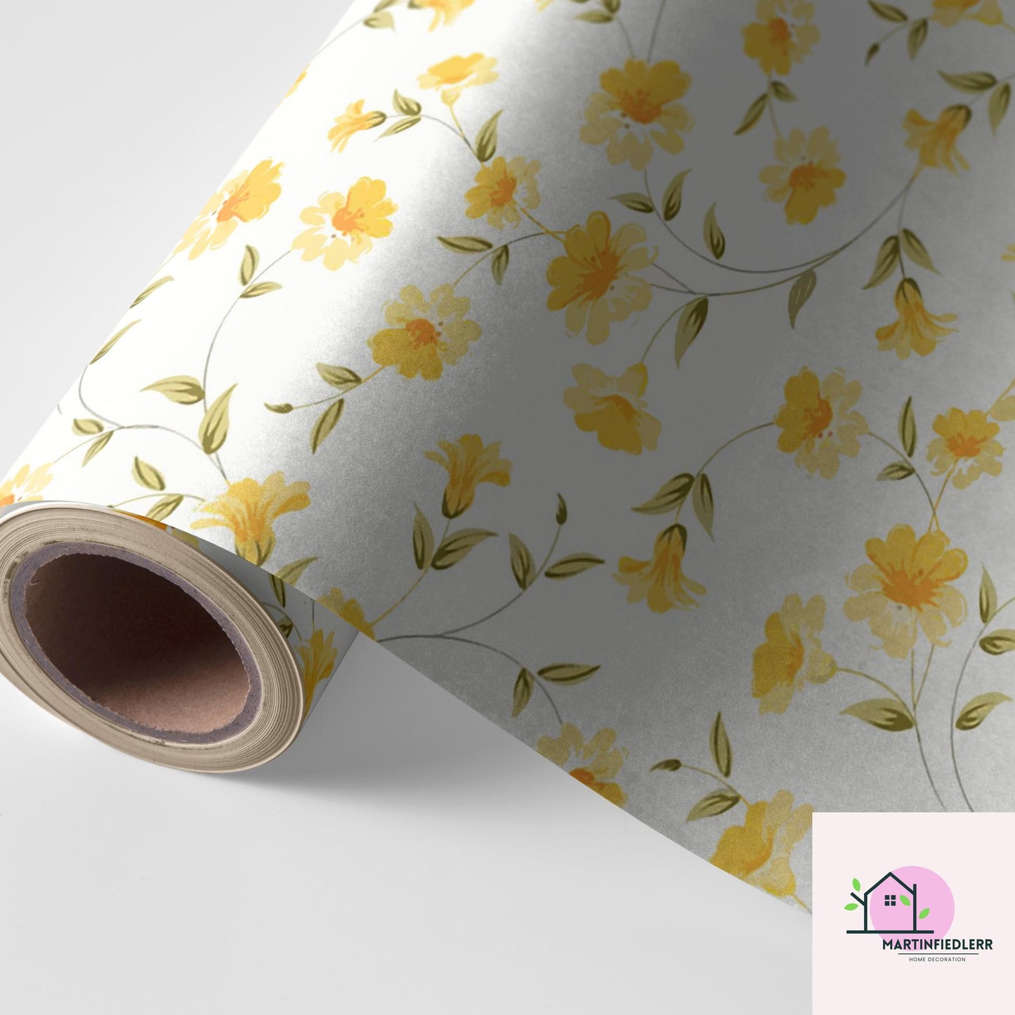 Vintage Floral Wrapping Paper: Recycled Fiber, Elegant Gift Wrap