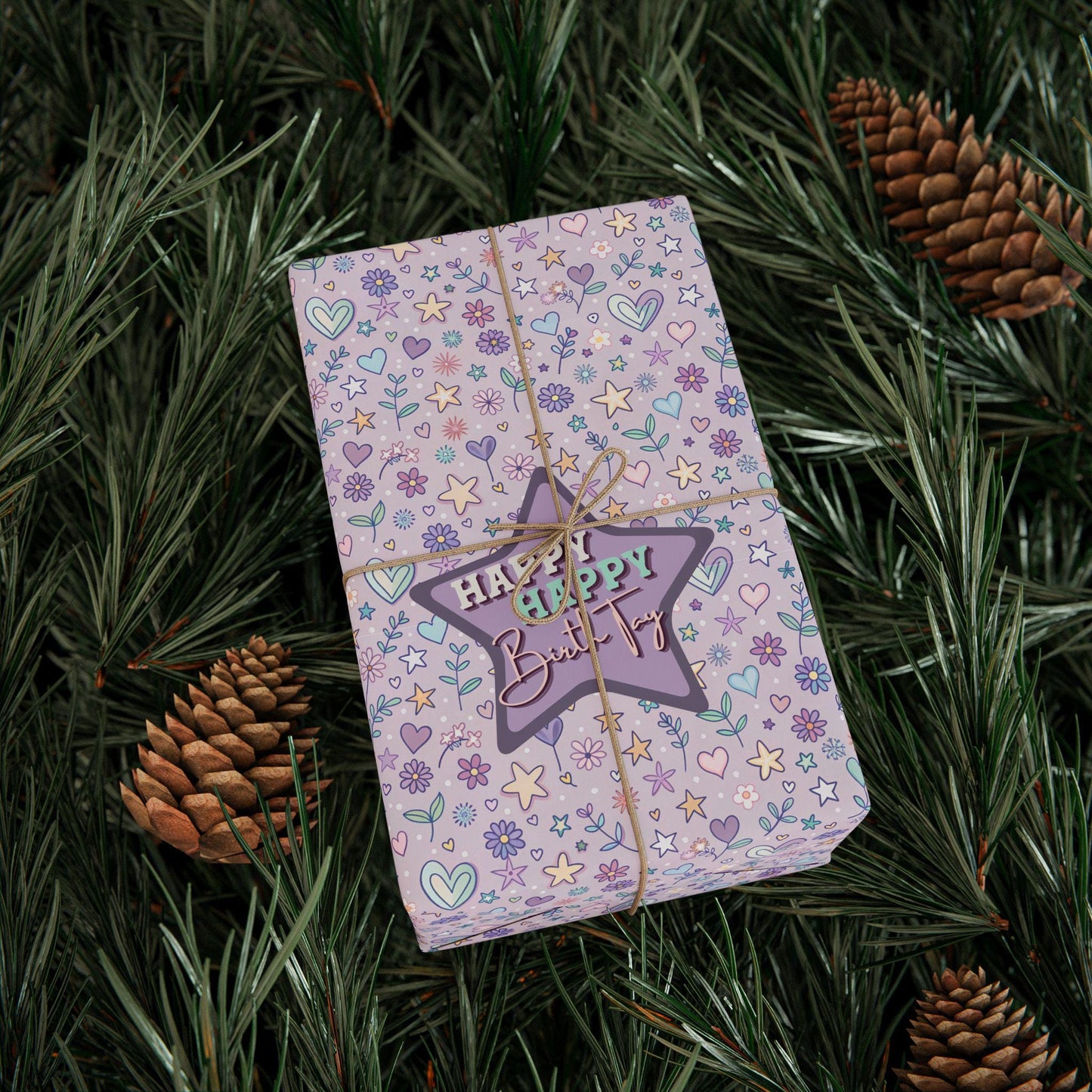 Happy Birthday Taylor Gift Wrapping Paper: Fan Birthday Decor