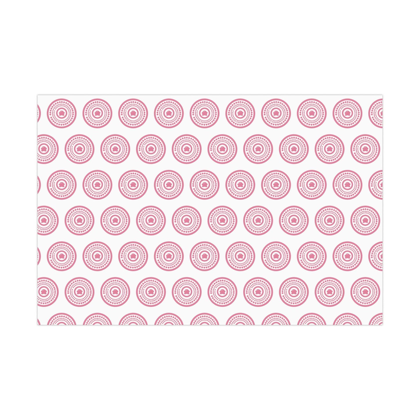 Kirby Pattern Wrapping Paper, Cute Gift Wrap for Birthdays, Holidays, and Special Occasions, Fun Wrapping Sheets, Present Packaging Supplies