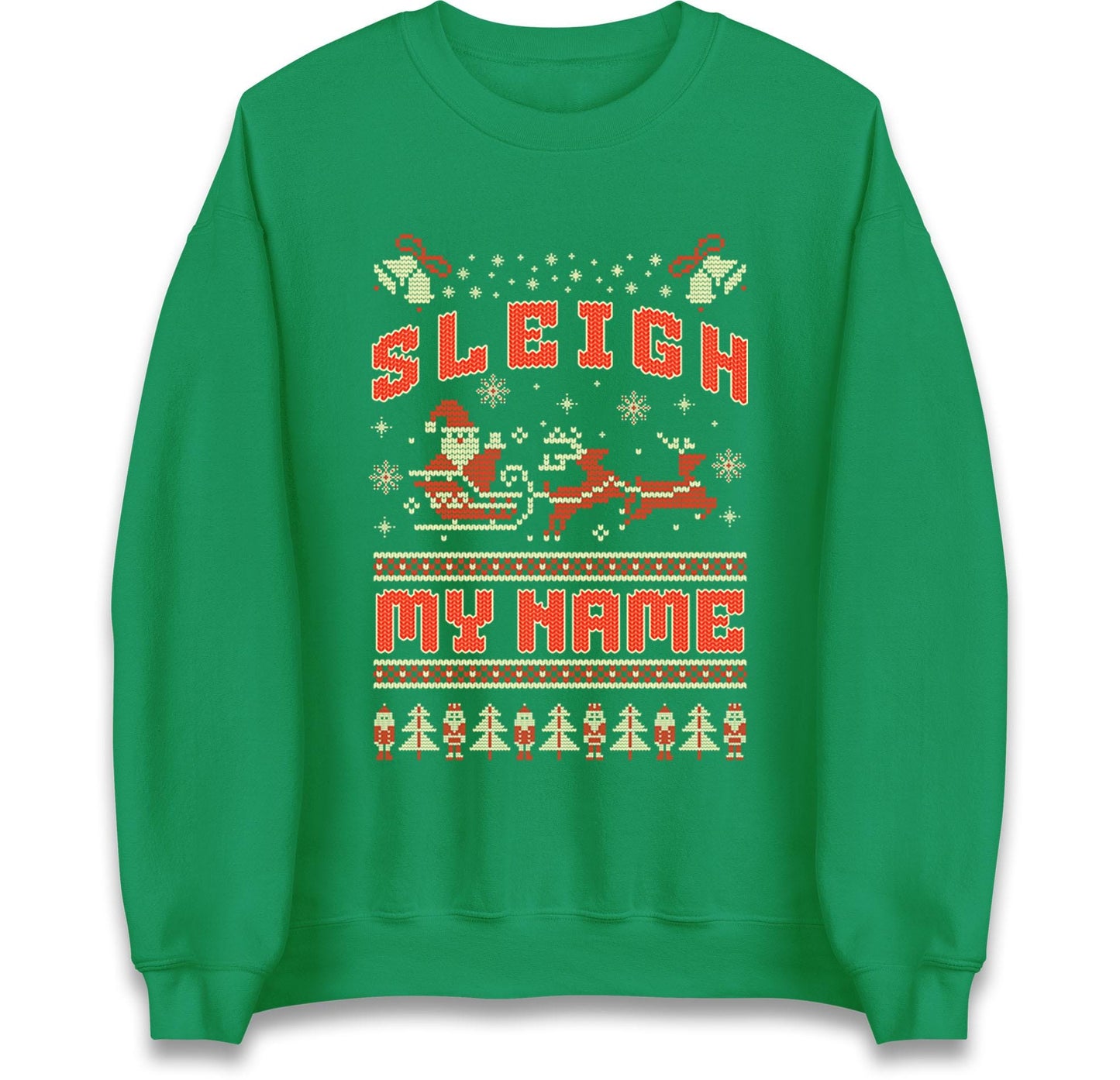 Funny Ugly Christmas Jumper Sleigh My Name, Funny Xmas Santa Hoodie, Adventure Christmas T Shirt, Xmas Festive Gift Top