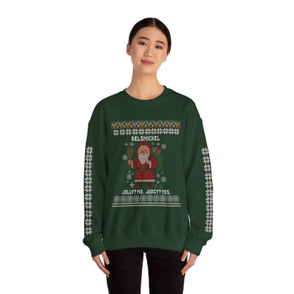 Belsnickel Ugly Christmas Sweatshirt, Unisex Christmas Sweatshirt, Holiday Apparel, Jolly Sweatshirt, Ugly Christmas Alternative