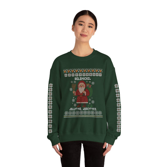 Belsnickel Ugly Christmas Sweatshirt, Unisex Christmas Sweatshirt, Holiday Apparel, Jolly Sweatshirt, Ugly Christmas Alternative