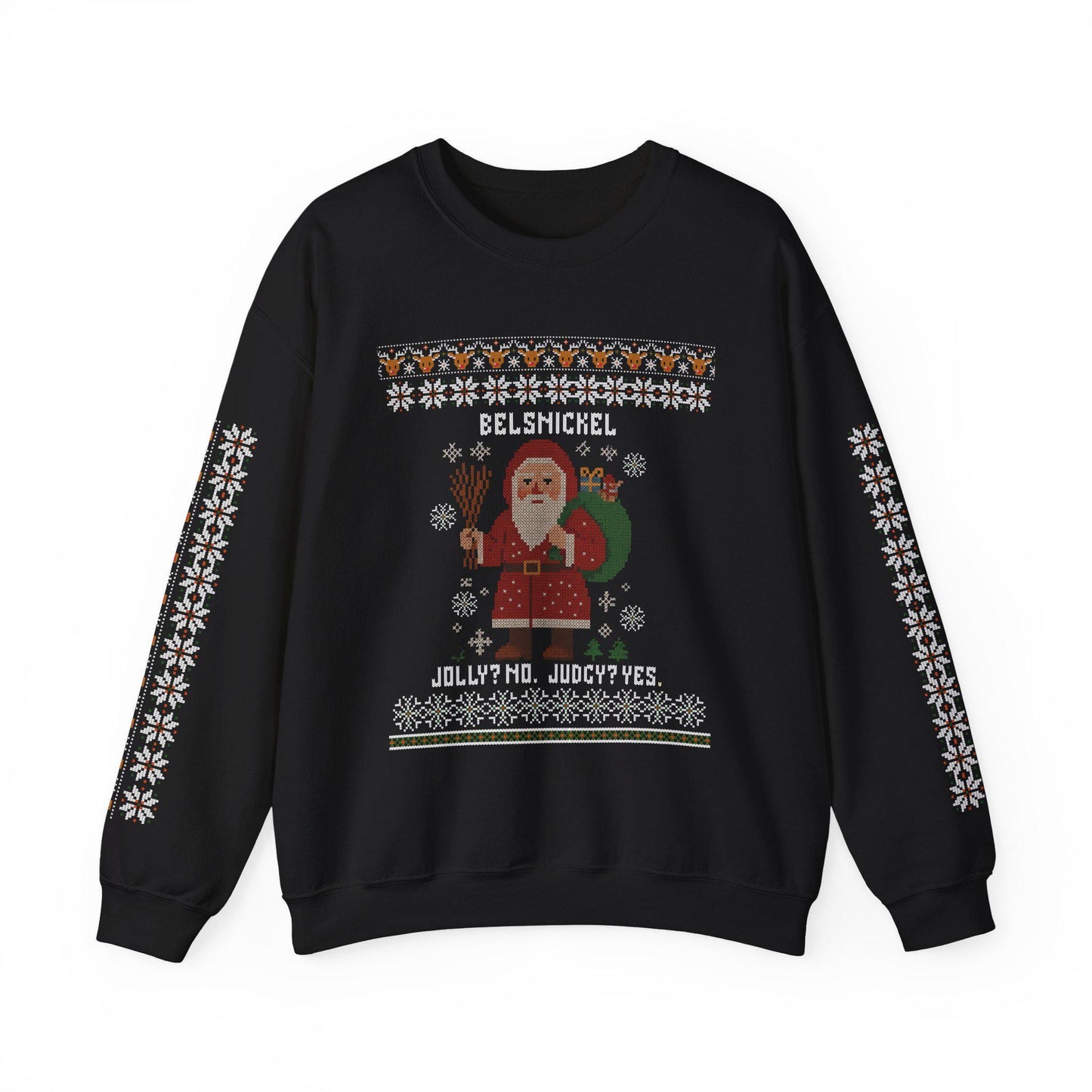 Belsnickel Ugly Christmas Sweatshirt, Unisex Christmas Sweatshirt, Holiday Apparel, Jolly Sweatshirt, Ugly Christmas Alternative