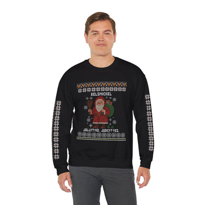 Belsnickel Ugly Christmas Sweatshirt, Unisex Christmas Sweatshirt, Holiday Apparel, Jolly Sweatshirt, Ugly Christmas Alternative