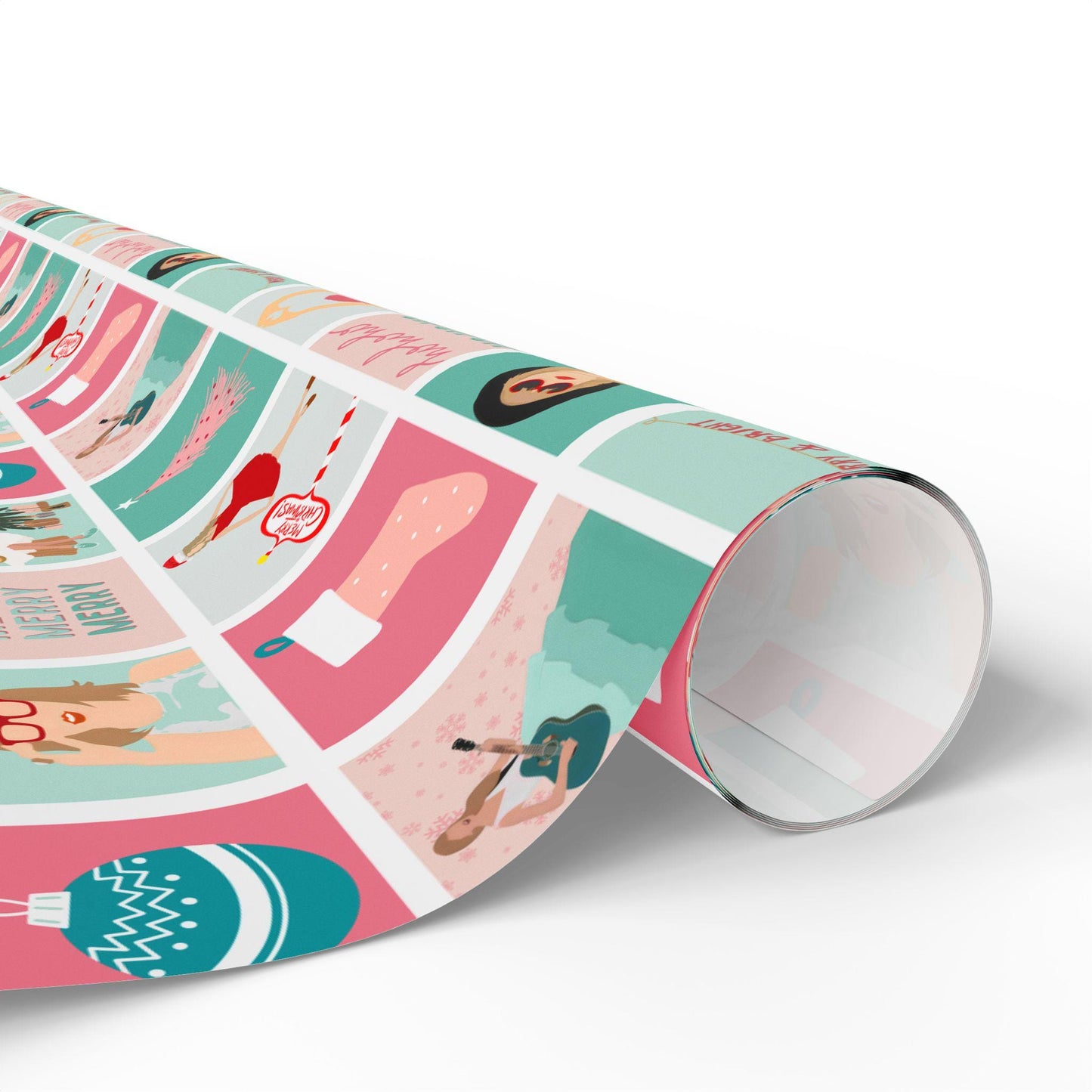 Christmas Taylor Gift Wrapping Paper: Holiday Xmas Gift Wrap, Swift Shipping