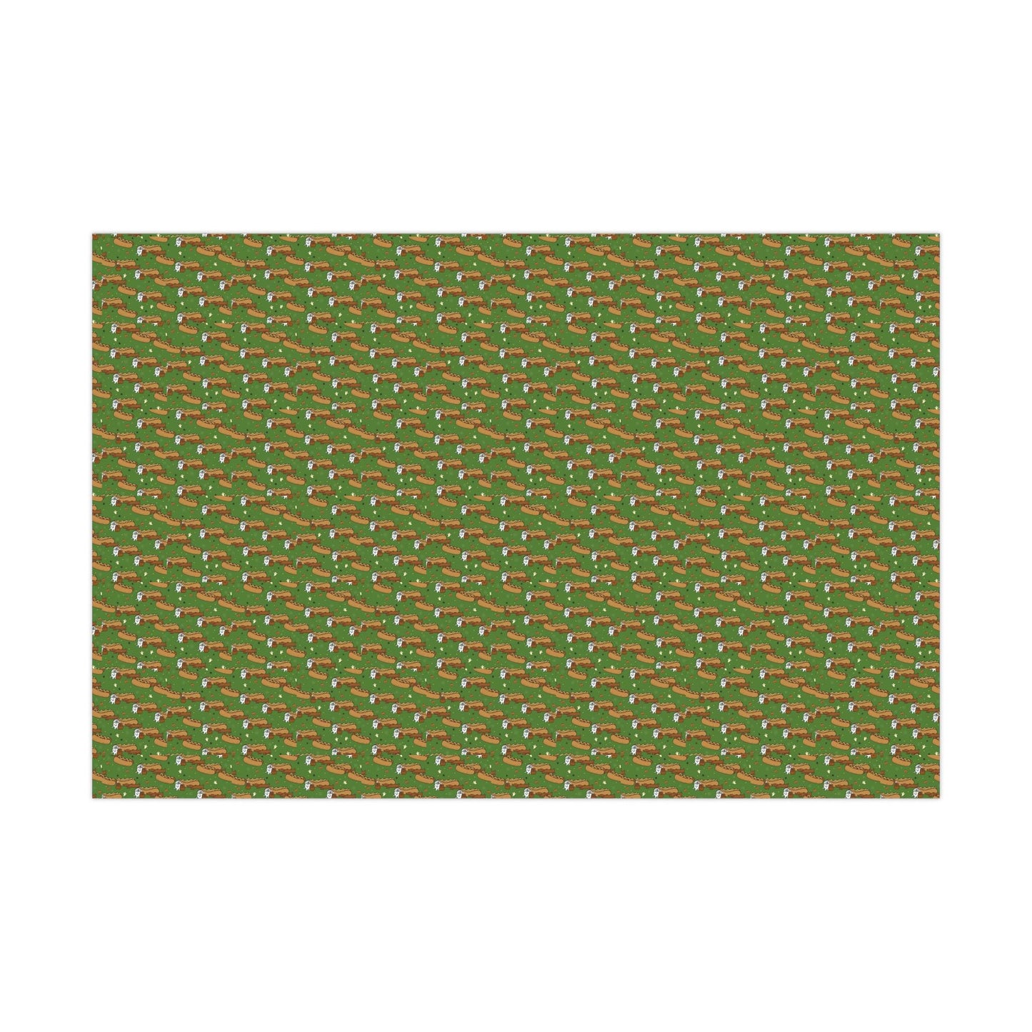 The Hallo-weiner by Dave Pilkey Wrapping Paper, Funny Halloween Gift Wrap with Spooky Holiday Decor, Goth Gift Wrap, Creepy Wrapping Paper